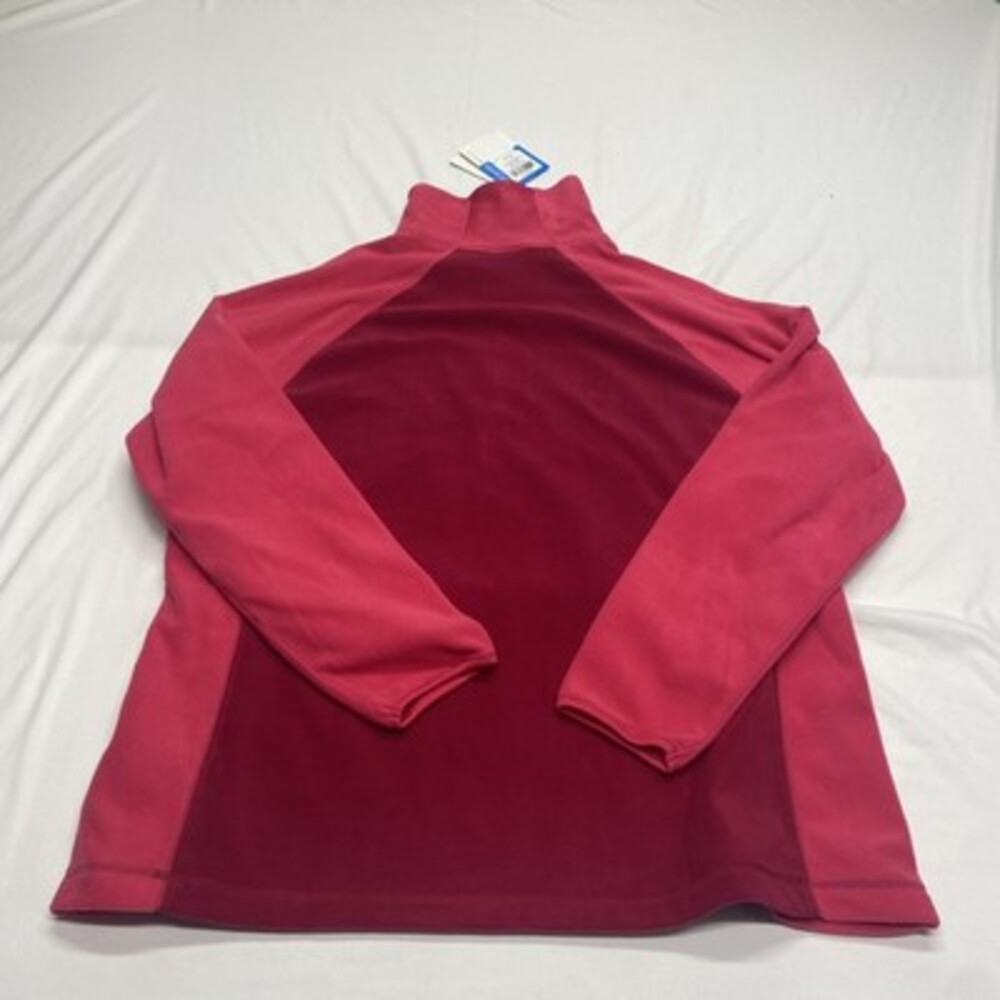 NWT Columbia Sportswear Company Pink 1X Quarter Zip Fleece Pullover! Brand new! - Picture 8 of 8